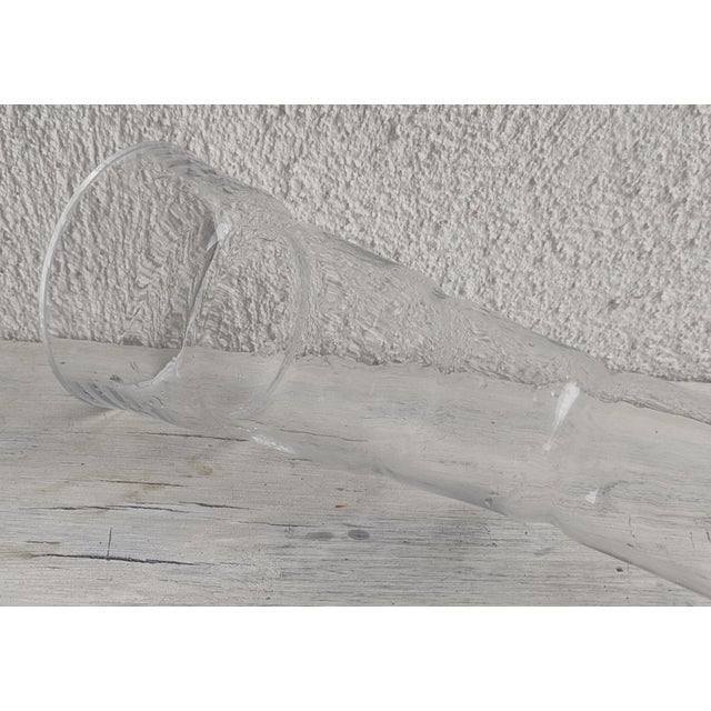 1980s Tubular Vase by Olle Brozen for Kosta Boda, 1980s For Sale - Image 5 of 7