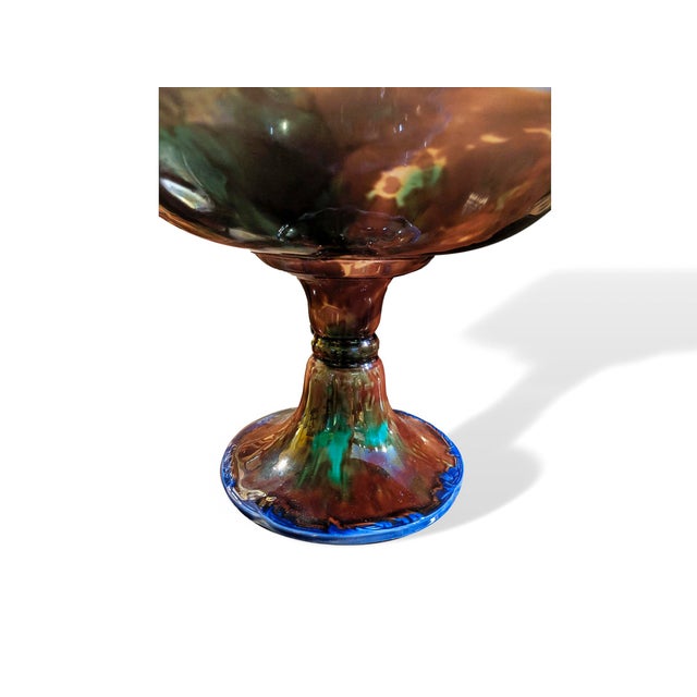 Wedgwood Majolica Cauliflower Pattern Compote Pedestal Bowl, Circa 1879