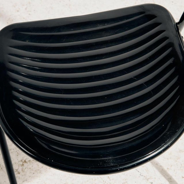 Vintage Italian Folding Chair in Metal, 1980s For Sale - Image 16 of 17