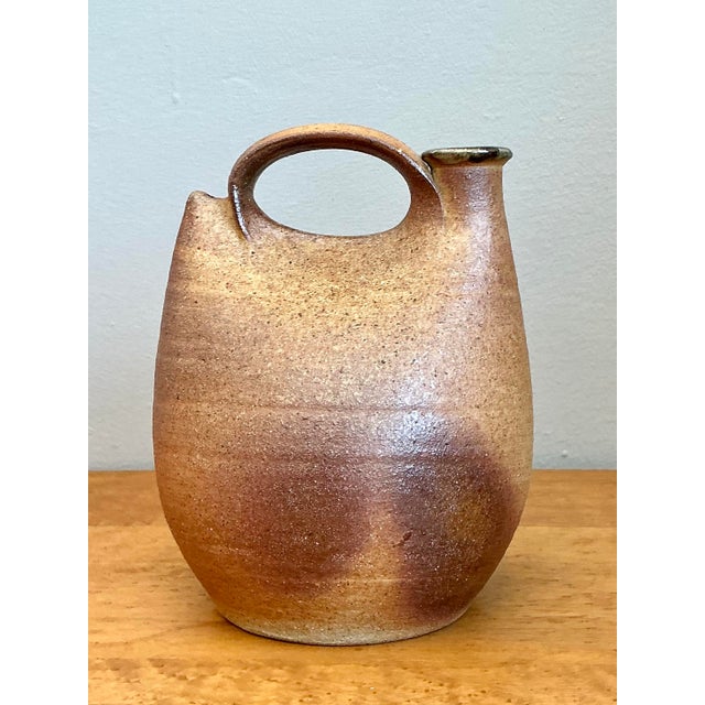 Vintage Original Studio Pottery Pitcher For Sale - Image 4 of 12