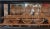 American Carved Wood Model of a Locomotive in Black Lacquered and Glass Case For Sale - Image 3 of 4