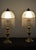 Victorian Brass Table Lamps, 1870, Set of 2 For Sale - Image 9 of 15