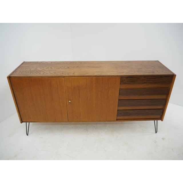 Wood Czech Upcycled Sideboard by Jiri Jiroutek, 1960s For Sale - Image 7 of 18