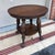 Antique Quartersawn Oak Round Tabouret Table With Glass Ball & Claw Feet For Sale - Image 17 of 18