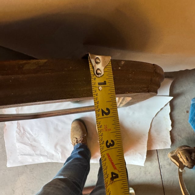 1900s Antique American Ogee-Top Wall Mirror, Original Glass For Sale In Columbia, SC - Image 6 of 12