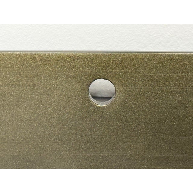 Restoration Hardware Teen Pierced Metal Wall Mirror For Sale - Image 9 of 12