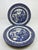 10.25"plates marked backside Dishwasher safe A classic blue willow popular pattern Five dinner plates.