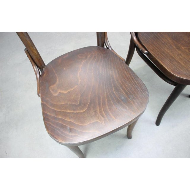 Bentwood Chairs from Thonet, Former Czechoslovakia, 1920s, Set of 2 For Sale - Image 3 of 15