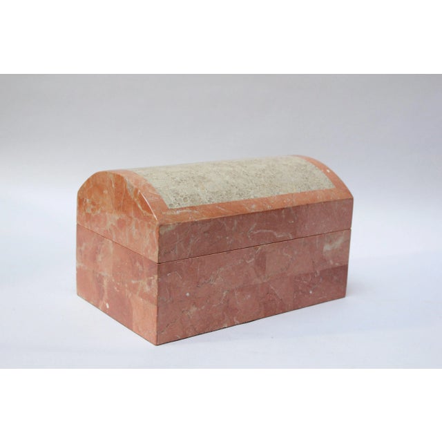 Vintage Tessellated Stone Jewelry Box by Maitland Smith For Sale - Image 13 of 13