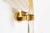 Gold Murano Glass Wall Lamps from Barovier & Toso, 1960s, Set of 2 For Sale - Image 8 of 11
