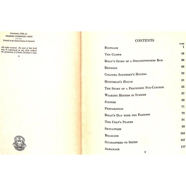 Traditional "Tack Room Tattles" 1934 McKenney, John For Sale - Image 3 of 12