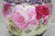 Victorian Antique Nippon Hand Painted Moriage Pink Rose Porcelain Biscuit Jar Vase For Sale - Image 3 of 16