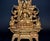 Metal Gilt Bronze Tibetan Buddha Under Bodhi Tree For Sale - Image 7 of 16