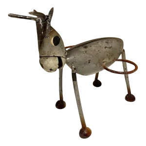 1970s Manuel Felguerez Modernist Gray Donkey Valet Caddy