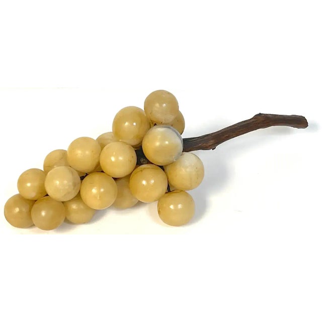 Mid 20th Century Italian Mid Century Marble Sculpture of Grapes For Sale - Image 5 of 7