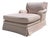 Vintage Baker Furniture English Roll Arm Chaise Lounge Chair For Sale