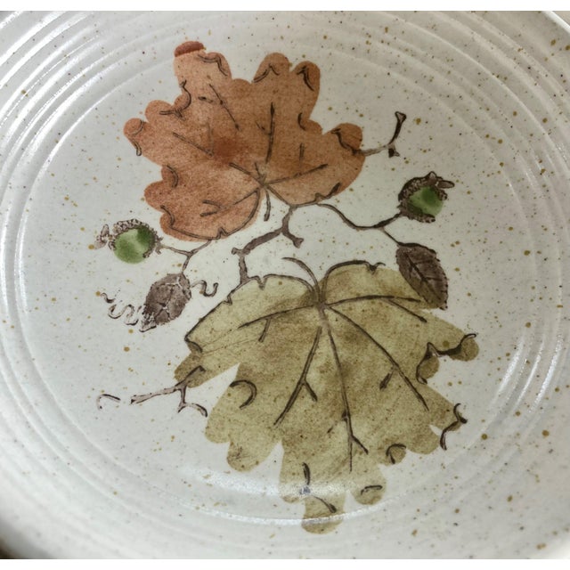 Circa 1959 Metlox PoppyTrail Woodland Gold Stoneware Coupe Bowls – Set of 7 For Sale - Image 10 of 18