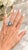 A striking and finely executed Art Deco navette ring crafted in platinum, dating to circa 1925. The elongated silhouette —...
