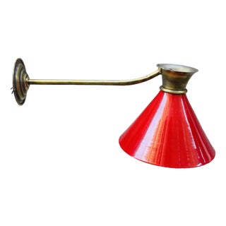 Wall Light in Brass, 1960s For Sale