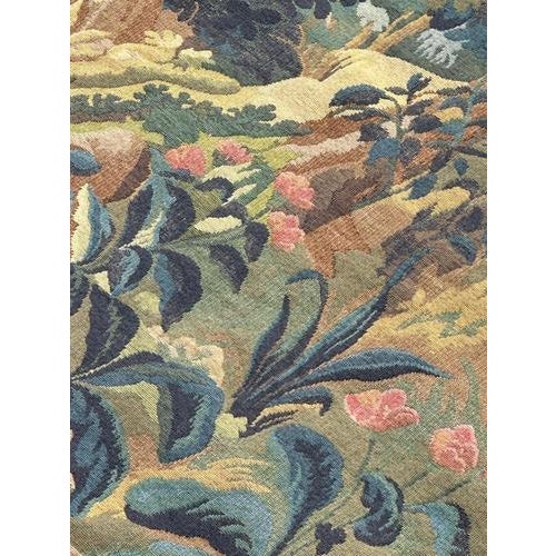 Beige Mid-Century French Aubusson Style Jacquard Halluin Tapestry, 1960s For Sale - Image 8 of 18