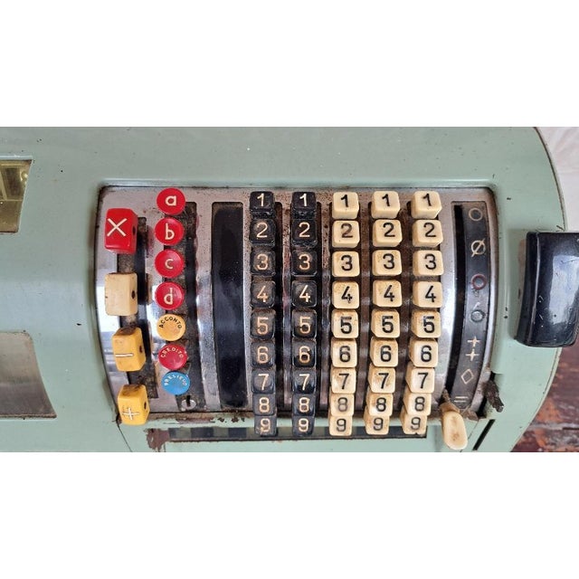 Vintage / Retro (1940s - 1960s) RIV mechanical cash register – 1950s, Turin Fascinating RIV mechanical cash register from...
