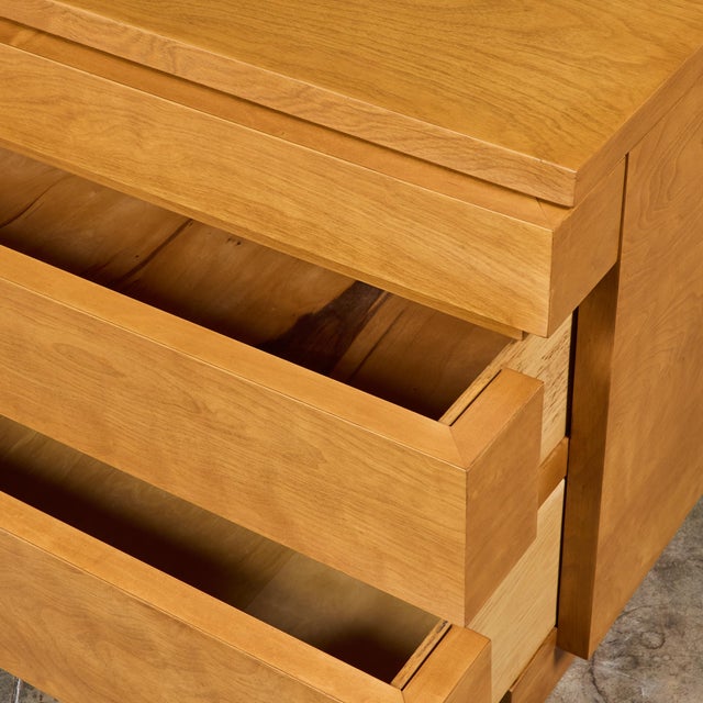 Pair of Dan Johnson Three Drawer Dressers for Hayden Hall For Sale - Image 11 of 12