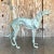 Vintage Boho Patinated Bronze Greyhound For Sale - Image 10 of 10