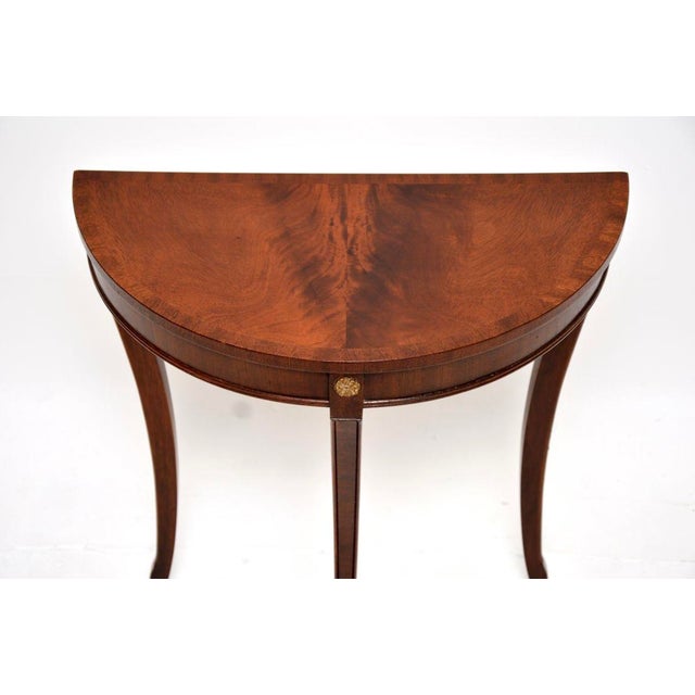 1950s Regency Style Console Table, 1950 For Sale - Image 5 of 8