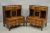 Vintage French Country Provincial Walnut Fruitwood Step Nightstands - A Pair For Sale - Image 12 of 12