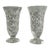 Vtg. Waterford Pair of Crystal Footed Kinsale 7" Bud Flower Vase For Sale