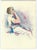 Figurative 1960s Arthur Sembler Watercolor of a Lady For Sale - Image 3 of 3