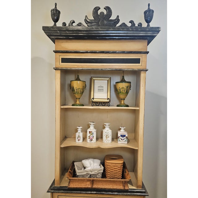 These appear to be “Old Paris” porcelain perfume or cologne bottles, likely from the second quarter of the 19th century....