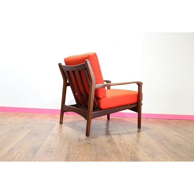 Wood Mid 20th Century Mid Century Modern Toothill Lounge Chair, Danish Style For Sale - Image 7 of 11