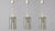 Beige Mid-Century Ice Glass Pendant Lights from Doria Leuchten, Germany, 1960, Set of 3 For Sale - Image 8 of 8