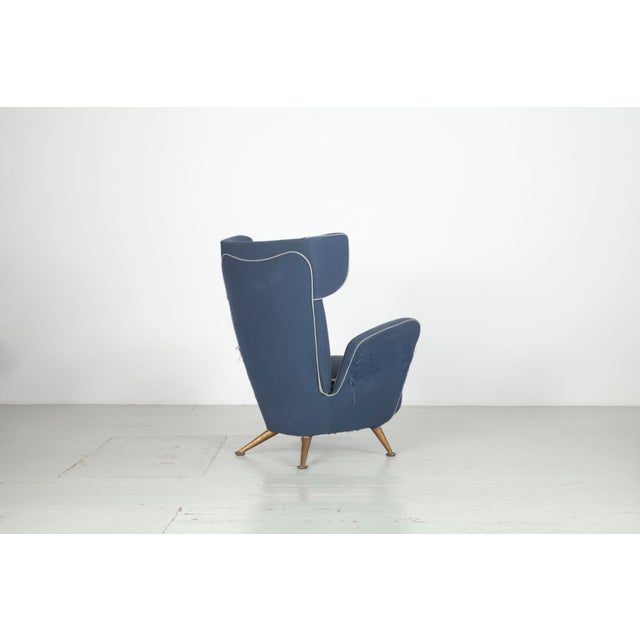 1950s Vintage Lounge Chair by Gio Ponti and Giulio Minoletti For Sale - Image 5 of 18