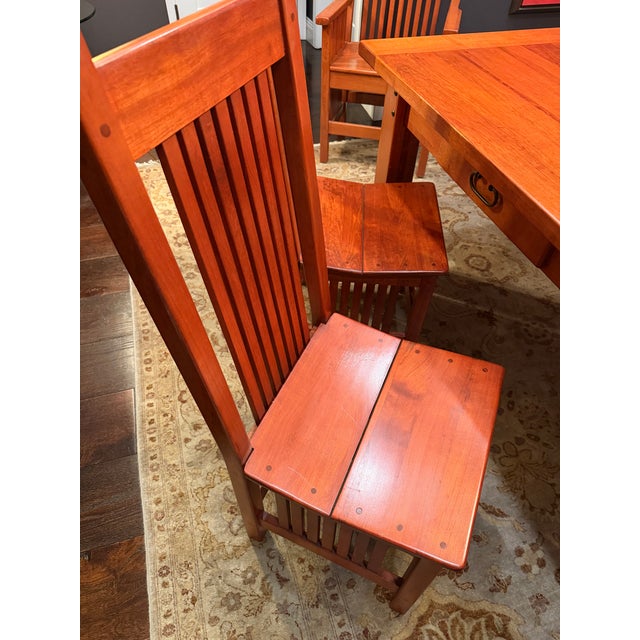 Wood Rh Dining Table, 8-Chair Set For Sale - Image 7 of 15