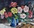 Impressionist Dan Rubinstein, Flowers in a Vase and Violin, 1989 For Sale - Image 3 of 8