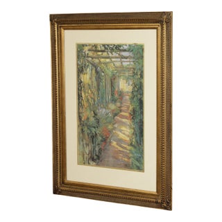 Carol Rowan Impressionist Style Garden Print For Sale