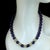 Artisan 19-Inch Amethyst Beaded Necklace With Gold Accents, Usa For Sale - Image 4 of 6