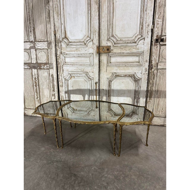 French Bronze Coffee Table from Maison Bagues, 1950s For Sale - Image 13 of 17