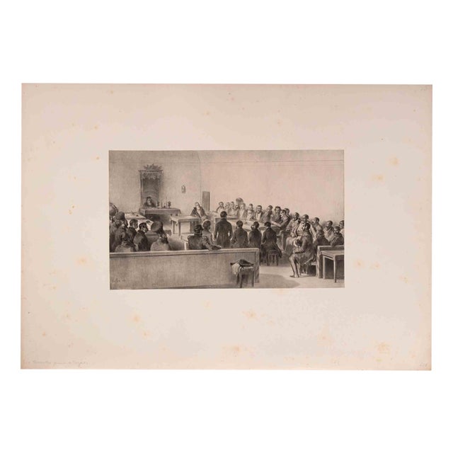 Auguste Raffet, General Assembly in Serbia, 1800s, Lithograph For Sale