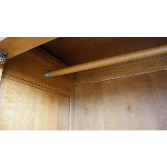 French Provincial Ethan Allen Legacy Bonnetiere ~ Mirrored Armoire For Sale - Image 3 of 5