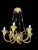 French Phoenix Day French Horn Custom Solid Brass Chandelier For Sale - Image 3 of 11