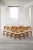 Wood Razorblade Chairs in Oak and Lambswool attributed to Henning Kjærnulf, 1960s, Set of 10 For Sale - Image 7 of 18