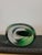 Green Signed Vicke Lindstrand for Kosta Boda Green Sommerso Glass Vase For Sale - Image 8 of 8