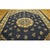 1890s Blue Oriental Floral Sprays Medallion Antique Chinese Peking Room Size Rug For Sale In New York - Image 6 of 10