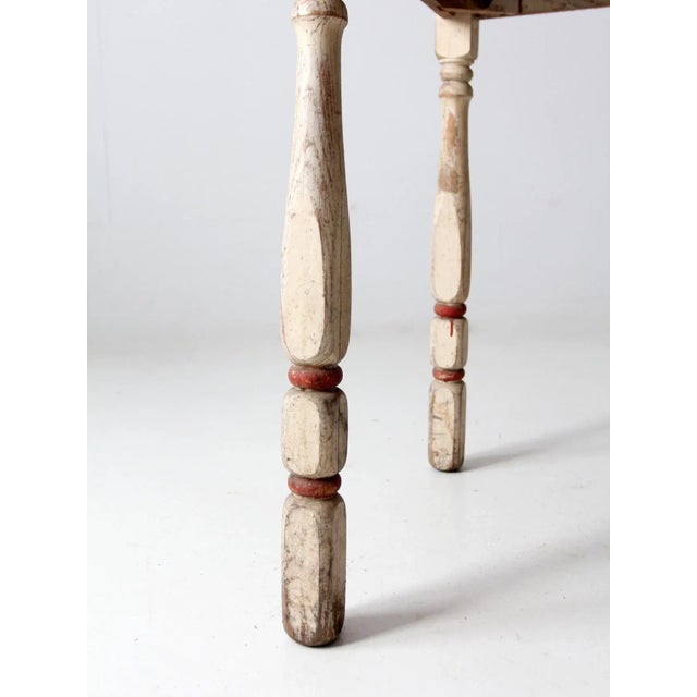 Antique Drop Leaf Kitchen Table For Sale - Image 10 of 12