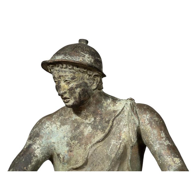 Grand tour bronze after the antique. The Neopolitan Fisherman excavated at Pompeii in 1823. This is a casting by noted...