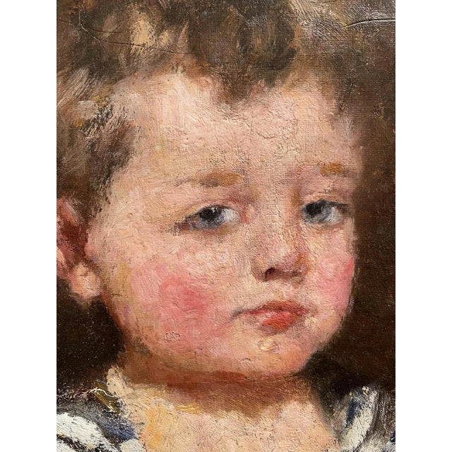 Manner of Robert Henri, Sailor Boy Mick, 1923, Oil on Canvas For Sale - Image 10 of 11