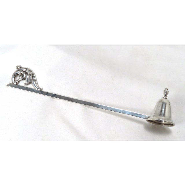 This Really is a Very Pretty Vintage Sterling Silver Candle Snuffer. Circa Mid 19th Century. It is Signed - Was Made by...